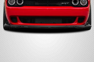 Dodge Challenger Hellcat Carbon Fiber Front Bumper Lip Body Kit 113986