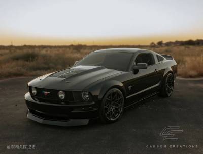 Carbon Creations - Ford Mustang GT500 V2 Carbon Fiber Creations Body Kit- Hood 115194 - Image 4