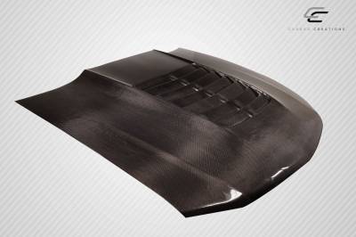 Carbon Creations - Ford Mustang GT500 V2 Carbon Fiber Creations Body Kit- Hood 115196 - Image 3