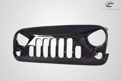 Carbon Creations - Jeep Wrangler Predator Carbon Fiber Creations Grill/Grille 115251 - Image 4