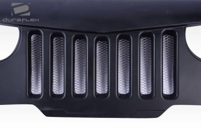 Duraflex - Jeep Wrangler Predator Duraflex Grill/Grille 115252 - Image 5