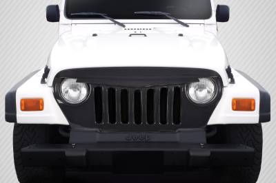 Jeep Wrangler Predator Carbon Fiber Creations Grill/Grille 115253