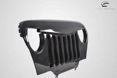 Carbon Creations - Jeep Wrangler Predator Carbon Fiber Creations Grill/Grille 115253 - Image 4