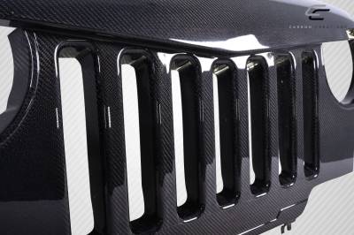 Carbon Creations - Jeep Wrangler Predator Carbon Fiber Creations Grill/Grille 115253 - Image 5