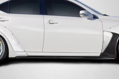 Lexus IS MSR Carbon Fiber Creations Side Skirts Body Kit 115282