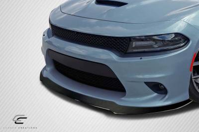 Carbon Creations - Dodge Charger Sonic Carbon Fiber Front Bumper Lip Body Kit 114237 - Image 2