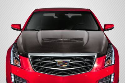 Cadillac ATS V Look Carbon Fiber Creations Body Kit- Hood 115376