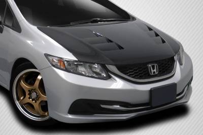 Carbon Creations - Honda Civic 4dr TS-1 Carbon Fiber Creations Body Kit- Hood 114288 - Image 2