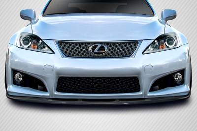 Lexus IS-F Luxion DriTech Carbon Fiber Front Bumper Lip Body Kit 114336