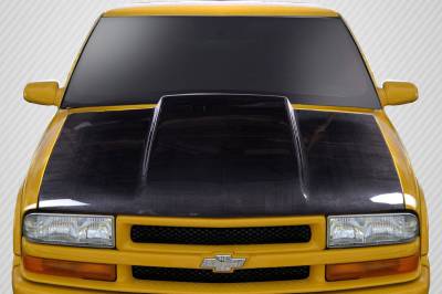 Carbon Creations - Chevrolet S-10 Cowl Carbon Fiber Creations Body Kit- Hood 115430 - Image 1
