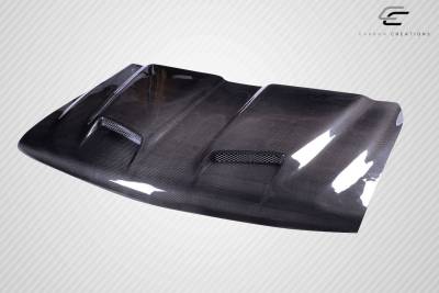 Carbon Creations - Chevrolet Silverado Dual Ram Air Carbon Fiber Body Kit- Hood 115434 - Image 6