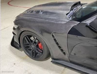 Carbon Creations - Ford Mustang GT350 Look Carbon Fiber Creations Body Kit- Fenders 115443 - Image 2