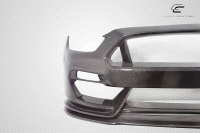 Carbon Creations - Ford Mustang GT350 Look Carbon Fiber Front Body Kit Bumper 115444 - Image 3