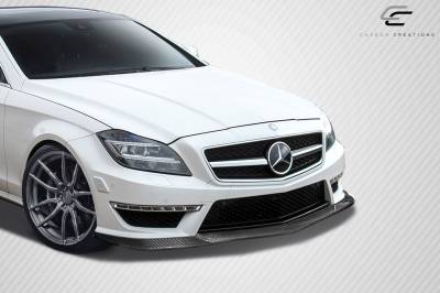 Carbon Creations - Mercedes CLS L-Sport Carbon Fiber Front Bumper Lip Body Kit 115454 - Image 2