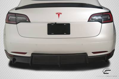 Carbon Creations - Tesla Model 3 GT Concept Carbon Fiber Rear Bumper Diffuser Body Kit 115468 - Image 5