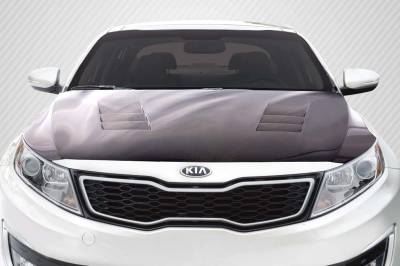 Kia Optima TS-1 Carbon Fiber Creations Body Kit- Hood 114418