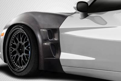 Carbon Creations - Chevrolet Corvette ZR2 Carbon Fiber Body Kit- Front Fenders 115499 - Image 2