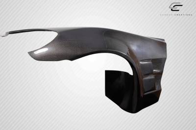 Carbon Creations - Chevrolet Corvette ZR2 Carbon Fiber Body Kit- Front Fenders 115499 - Image 4