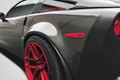 Carbon Creations - Chevrolet Corvette ZR2 Carbon Fiber Body Kit- Rear Fenders 115501 - Image 2