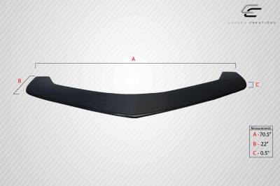 Carbon Creations - Universal Type 5 Carbon Fiber Creations Front Bumper Lip Body Kit 114460 - Image 2