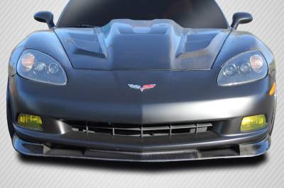 Chevrolet Corvette ZR Carbon Fiber 3pcs Front Bumper Lip Body Kit 115523