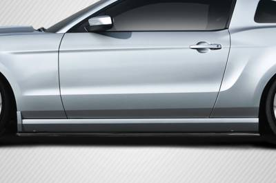Ford Mustang R-Spec Carbon Fiber Side Skirt Splitters Body Kit 115530