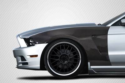 Ford Mustang GT350 V2 Look Carbon Fiber Body Kit- Front Fenders 115538