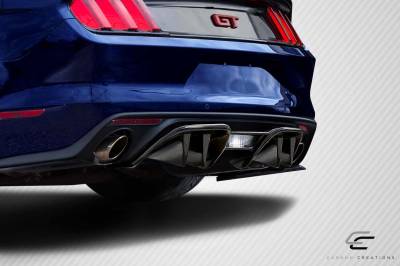 Carbon Creations - Ford Mustang Darkforce Carbon Fiber Rear Bumper Diffuser Body Kit 114522 - Image 2