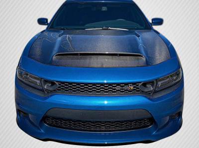 Carbon Creations - Dodge Charger Demon Look Carbon Fiber Creations Body Kit- Hood 115679 - Image 1