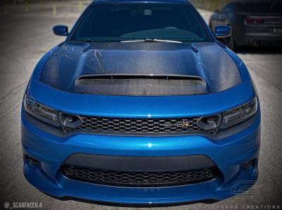 Carbon Creations - Dodge Charger Demon Look Carbon Fiber Creations Body Kit- Hood 115679 - Image 3