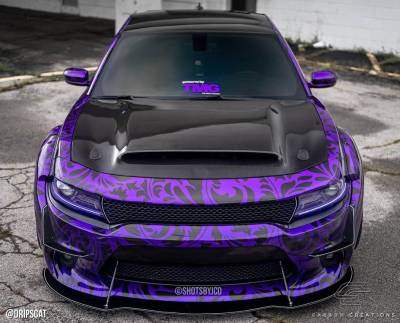 Carbon Creations - Dodge Charger Demon Look Carbon Fiber Creations Body Kit- Hood 115679 - Image 4