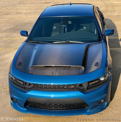 Carbon Creations - Dodge Charger Demon Look Carbon Fiber Creations Body Kit- Hood 115679 - Image 5