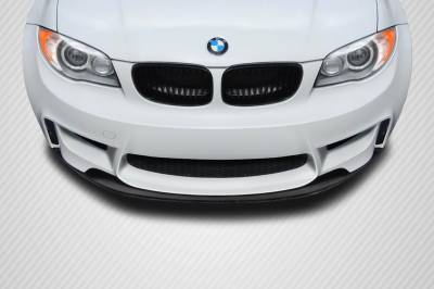 BMW 1M M Tech Carbon Fiber Creations Front Bumper Lip Body Kit 115693