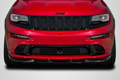 Carbon Creations - Jeep Grand Cherokee Track Carbon Fiber Front Bumper Lip Body Kit 115755 - Image 1