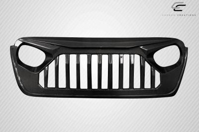 Carbon Creations - Jeep Wrangler Predator Carbon Fiber Creations Grill/Grille 116320 - Image 2
