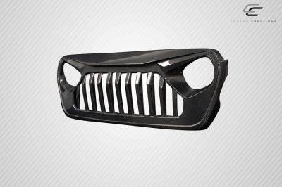 Carbon Creations - Jeep Wrangler Predator Carbon Fiber Creations Grill/Grille 116320 - Image 3