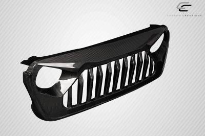 Carbon Creations - Jeep Wrangler Predator Carbon Fiber Creations Grill/Grille 116320 - Image 5