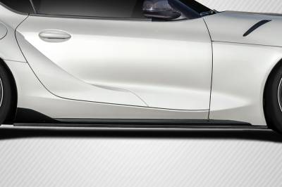 Carbon Creations - Toyota Supra Speed Carbon Fiber Side Skirts Splitters Body Kit 116446 - Image 1