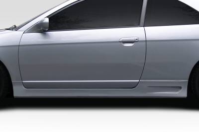 Duraflex - Honda Civic 2DR H Tech Duraflex Side Skirts Body Kit!!! 116476 - Image 1