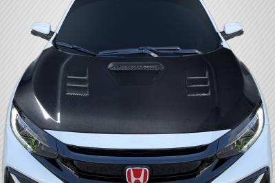 Honda Civic TS 1 Carbon Fiber Creations Body Kit- Hood 116714