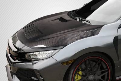 Carbon Creations - Honda Civic EVS Carbon Fiber Creations Body Kit- Hood 116758 - Image 3