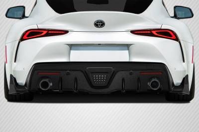 Toyota Supra AG Design Carbon Fiber Rear Bumper Diffuser Body Kit 116971