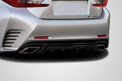 Carbon Creations - Lexus RC SBZ Carbon Fiber Rear Bumper Lip Diffuser Body Kit 117006 - Image 2