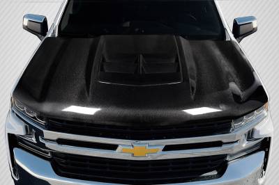 Carbon Creations - Chevrolet Silverado ZL1 Carbon Fiber Creations Body Kit- Hood 117262 - Image 1
