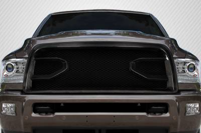 Dodge Ram Widow Carbon Fiber Creations Window Grill/Grille 117193