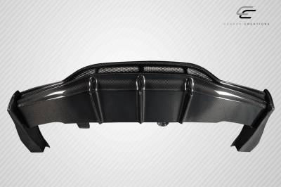 Carbon Creations - Mercedes C Class Weaver Carbon Fiber Rear Bumper Diffuser Body Kit 118172 - Image 2
