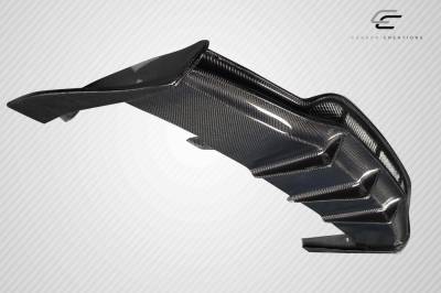 Carbon Creations - Mercedes C Class Weaver Carbon Fiber Rear Bumper Diffuser Body Kit 118172 - Image 3