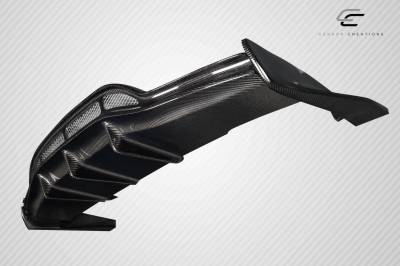 Carbon Creations - Mercedes C Class Weaver Carbon Fiber Rear Bumper Diffuser Body Kit 118172 - Image 4