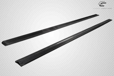 Carbon Creations - Mercedes C Class Radian Carbon Fiber Creations Side Skirts Body Kit 119093 - Image 4