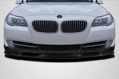 BMW 5 Series 4DR Wave Carbon Fiber Front Bumper Lip Body Kit 119084